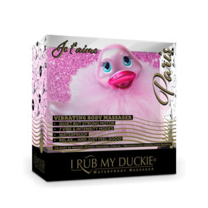 Kolekcja I Rub My Duckie 2.0 Paris - Wibracyjna kaczuszka z kryształem Swarovskiego. Odpocznij, rozluźnij się i ciesz się głębokimi wibracjami! - obrazek 2