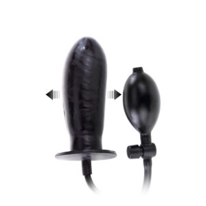 Intensywna rozkosz nocą - Nadmuchiwane dildo z lateksu premium - obrazek 2