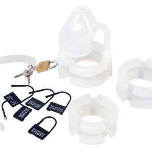 Klatka na penisa You2Toys Cock Cage – silikonowy pas cnoty BDSM z zamkiem