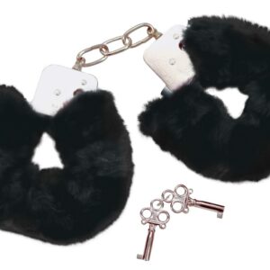 Handcuffs Black – Czarne metalowe kajdanki BDSM | Akcesoria erotyczne