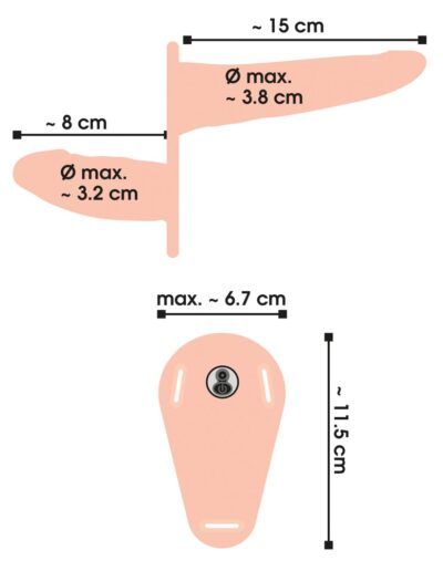 Podwójne dildo z wibrobulletem - doznaj niezapomnianych chwil rozkoszy! - obrazek 2