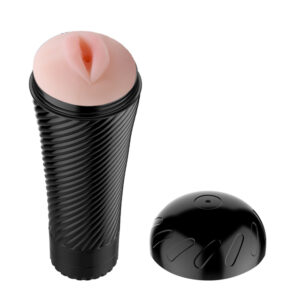 Intensywna rozkosz w stylowym opakowaniu - Love Kiss: CyberSkin Masturbator - obrazek 2