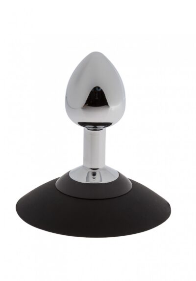 MALESATION Alu-Plug with suction cup small - Ekskluzywny korek analny dla intensywnych doznań - obrazek 2
