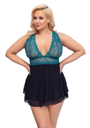 Babydoll petrol2XL - obrazek 2