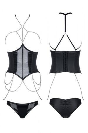 Bielizna Nikoletta Black S - obrazek 2
