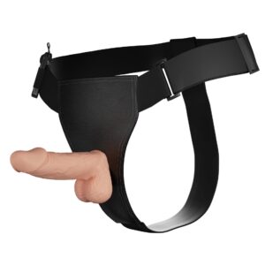 Strap-On z regulowaną gumową uprzążą - Wielofunkcyjna rozkosz bez użycia rąk! - obrazek 2