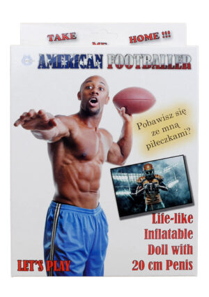 Lalka erotyczna American Footballer Male Doll - Prawdziwa namiętność i niezapomniane doznania! - obrazek 2