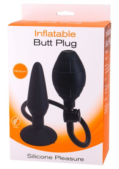 Silicone Inflatable Butt Plug with Hand Pump - Odkryj nowe poziomy rozkoszy! - obrazek 2