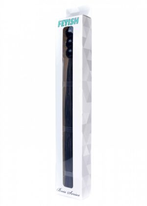 Silicone Whip Black 10" – Czarny Pejcz Silikonowy BDSM Fetish B Series - obrazek 2