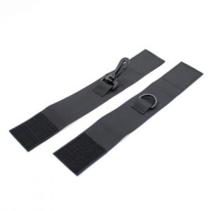 Kajdanki Polsiere a Strappo Easy Cuffs Arms Black – Regulowane Kajdanki na Rzepy - obrazek 2