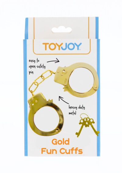 Metal Handcuffs Gold – Eleganckie metalowe kajdanki w kolorze złota - obrazek 2