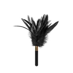 Piórko Tickler Burlesque Plume Black – Czarne Piórko do Zmysłowej Gry Wstępnej - obrazek 2
