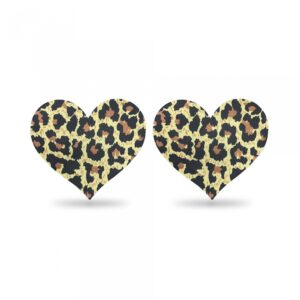 Leopard Sexy Nipple Pasties (2 Pack) - obrazek 2