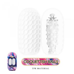 COQUETTISH BALLS VENUS X - Innowacyjny Masturbator dla Mężczyzn: Odkryj Niezwykłe Doznania! - obrazek 2