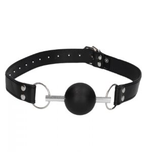 Elegancki knebel typu ball gag - Dodaj odrobinę ekscytacji do swoich niegrzecznych zabaw