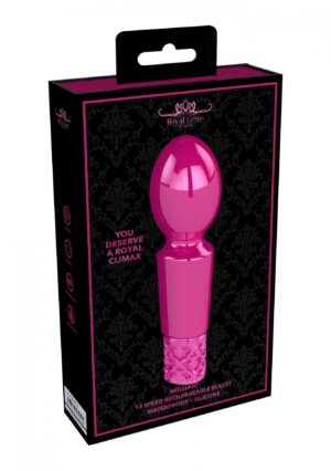 Brilliant   Rechargeable Silicone Bullet   Pink - obrazek 2