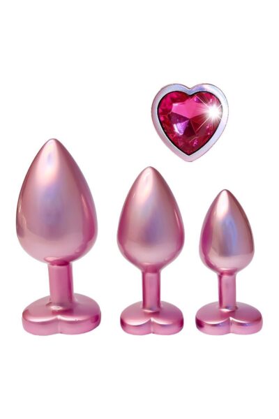 Gleaming Love - Ekskluzywne Analne Wtyczki z Perełkowym Wykończeniem: Rozkosz i Elegancja - obrazek 3