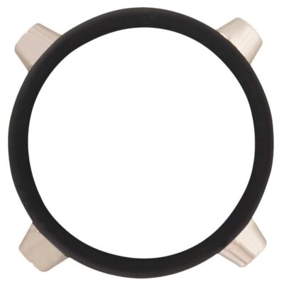 Czarny Cock Ring with Studs - intensyfikacja przyjemności w stylowy sposób! - obrazek 3