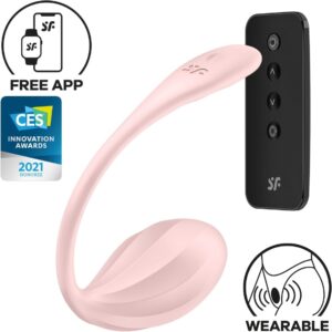 Satisfyer Ribbed Petal: Zdalnie sterowany wibrator z prążkowanym trzonem - intensywne wibracje i podróżnicza rozkosz! - obrazek 3