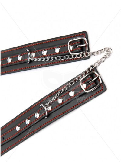 Mini Wrist Cuffs – Kompaktowe Kajdanki na Nadgarstki z Ekoskóry - obrazek 3