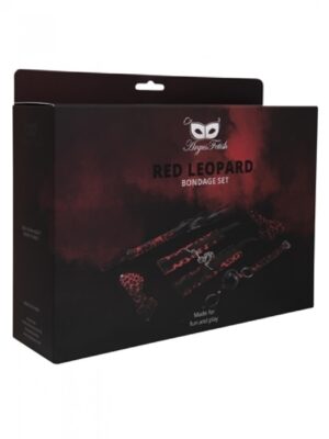 5 Pieces Leopard Bondage Set - obrazek 3