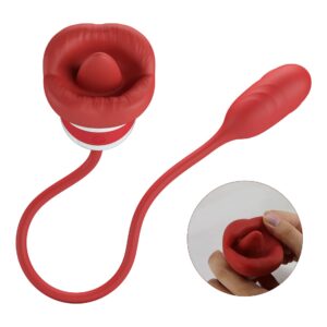 Vibrating Pleasure Revolution: Double Stimulation, Sensual Licking, USB Charging. Experience a New Dimension of Intimate Bliss! - obrazek 2