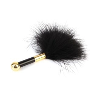 Frisky Feather Tickler – Czarna Pieszczotka z Miękkich Piór - obrazek 3