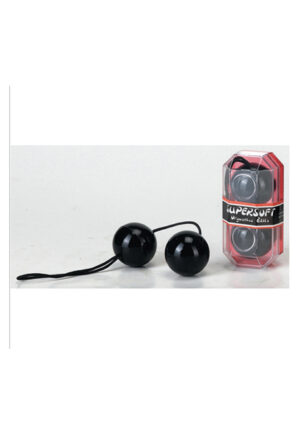 SUPERSOFT ORGASMUS BALLS BLACK - Odkryj niesamowite doznania! - obrazek 3