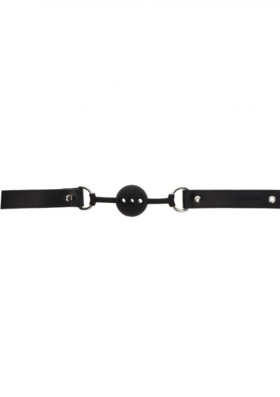 TABOOM Silicone Ball Gag - Zmysłowe ograniczenie BDSM dla intensywnych doznań - obrazek 2