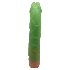 Zielony Wibrator Dildo - Intensywne wibracje, realistyczny design - obrazek 3