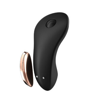 Satisfyer Little Secret: Dyskretny wibrator do majtek z aplikacją i pilotem - obrazek 3