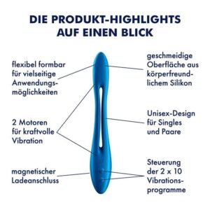 Satisfyer Elastic Game - Elastyczny wibrator z silikonu, zapewniający niezwykłą grę pożądania - obrazek 3