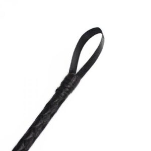 Pejcz Frustino Easy Horse Wip Black – Czarny Palcatka z PVC - obrazek 3