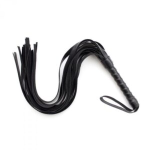 Pejcz Frusta a Frange Squash Whip Black – Czarny Pejcz z Frędzlami - obrazek 3
