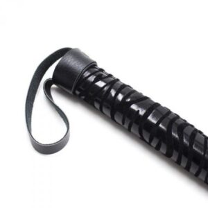 Pejcz Frusta Easy Squash Whip Black – Giętki Pejcz BDSM z Miękką Rączką - obrazek 3
