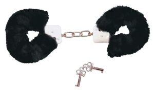 Handcuffs Black – Czarne metalowe kajdanki BDSM | Akcesoria erotyczne - obrazek 2