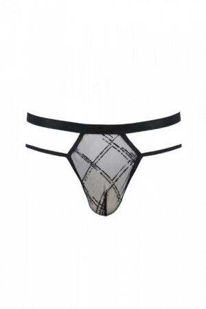 029 THONG COLLIN black S/M   Passion - obrazek 3