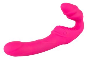 Intensywna przyjemność strap-on! Vibrating Strapless Strap-On - odkryj nowe horyzonty rozkoszy! - obrazek 3
