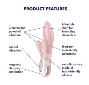 Satisfyer Air Pump Bunny 3: Intensywna stymulacja i potężne wibracje w jednym! - obrazek 3