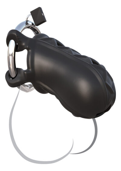Extreme Silicone Cock Blocker – Pas Cnoty BDSM, Silikon i Stal Premium - obrazek 2