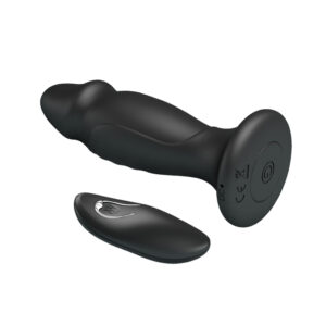 Wibracyjna wtyczka analna Mr Play black 12 - intensywna przyjemność dla Twojego P-spotu - obrazek 3