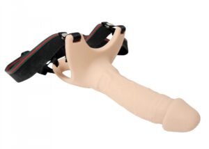 Ultimate Pleasure Enhancer - Silikonowa nakładka na penisa z pierścieniem na jądra - obrazek 3