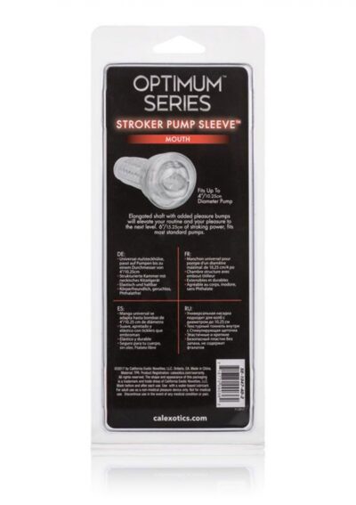 Stroker Pump Sleeve Mouth - Odkryj namiętne uniesienia - obrazek 3