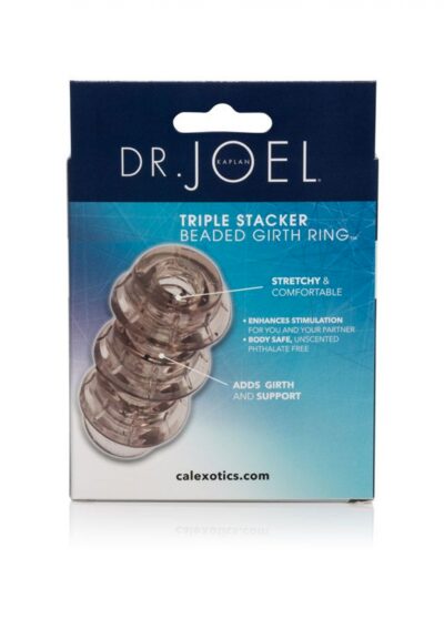 Dr Joel Kaplan Beaded Girth Rings Triple Stacker - Wielowarstwowy pierścień erekcyjny zapewniający intensywne doznania - obrazek 3