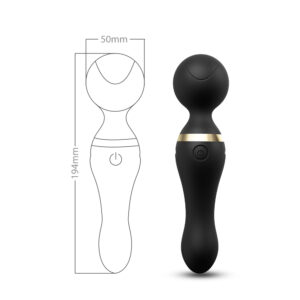 Freeza black - Masażer erotyczny o eleganckim designie i intensywnych wibracjach - obrazek 3