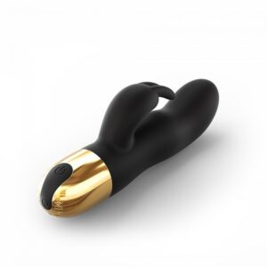 Marc Dorcel Rabbit Expert G - Wibrator Króliczek Czarno-Złoty: Odkryj nieziemską przyjemność! - obrazek 3