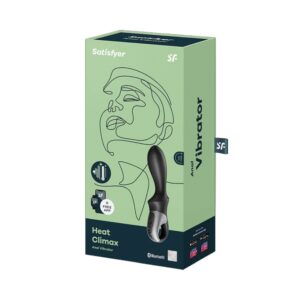 Intensywna stymulacja i namiętność - Satisfyer Heat Climax: Wibrator analny z funkcją ogrzewania - obrazek 3