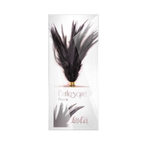 Piórko Tickler Burlesque Plume Black – Czarne Piórko do Zmysłowej Gry Wstępnej - obrazek 3