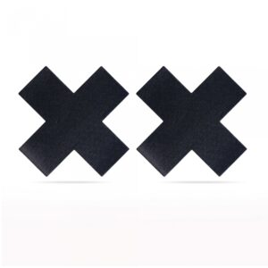 Cross Pattern Nipple Pasties (2 Pack) - obrazek 3