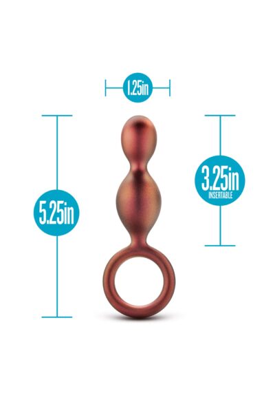Anal Adventures Matrix - Odkryj nowe horyzonty przyjemności analnej z koralikami Duo Loop Plug! - obrazek 3